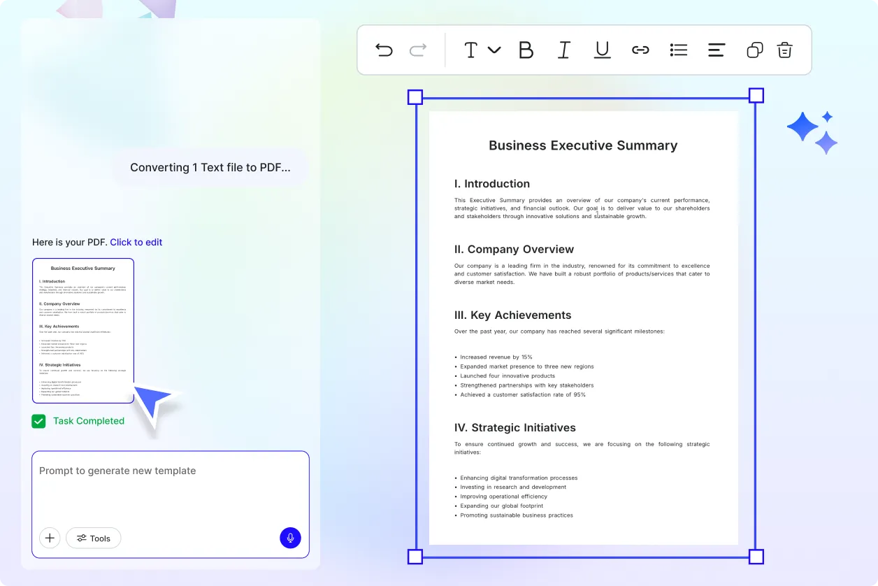 Free AI Convert Text to PDF | AI Text to PDF Converter Online Free AI Convert Text to PDF | AI Text to PDF Converter Online